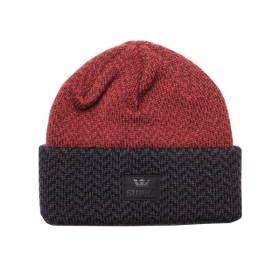 Příslušenství Klobouky Supra HERRING BEANIE Černé/Červené | CZ-63850